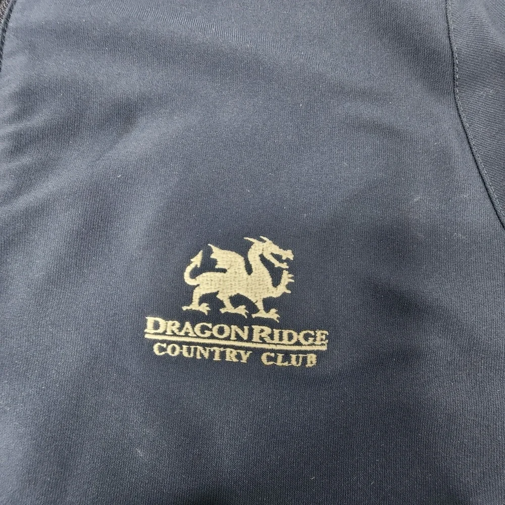 Zero Restriction Jacket Mens Medium Blue Tour Series Full Zip Golf Dragon Ridge